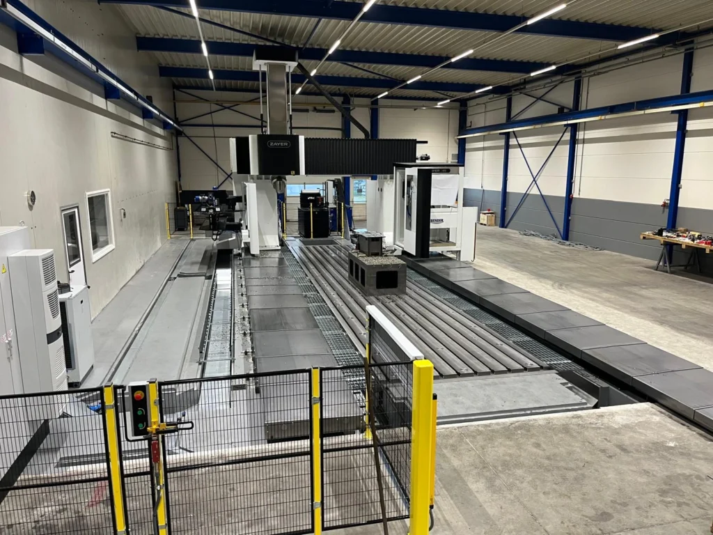 nieuwe grote freesbank voor groot freeswerk