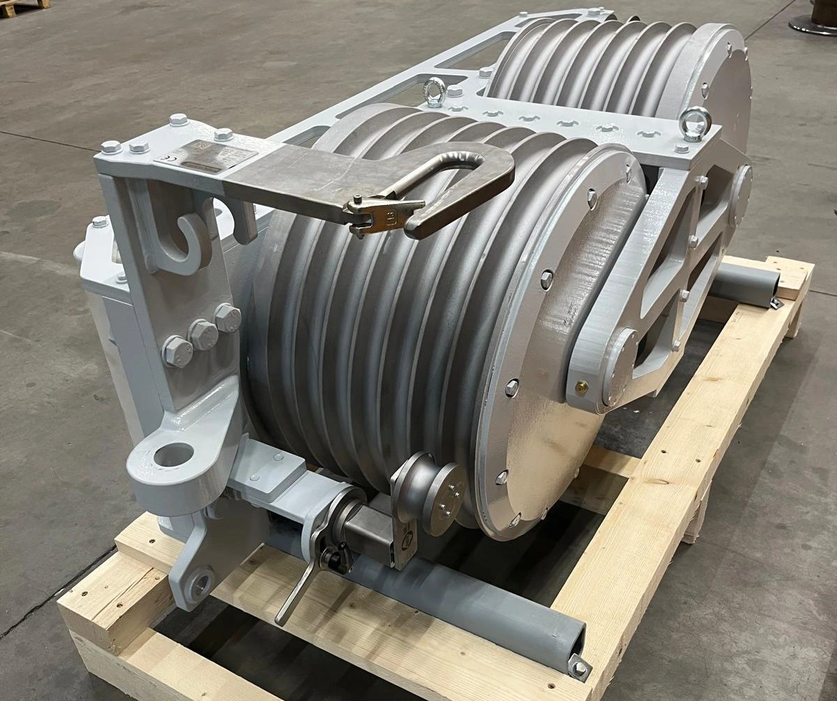 aluminium tractielieren met gegroefde trommels